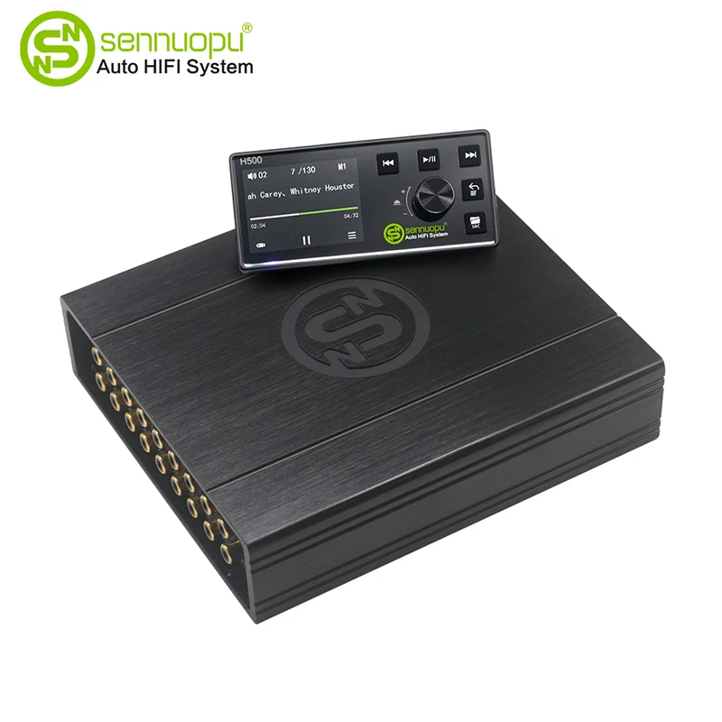 Аудио за автомобил 8*30W засилувач со 12CH DSP