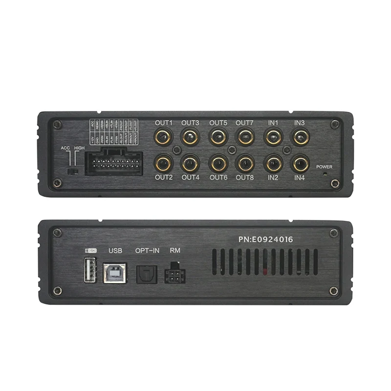Car DSP Processor 4 Channels Amplifier with 8 Channels Digital Sound Processors